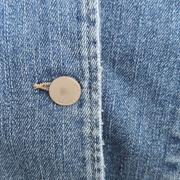 Jones New York Country Essentials Stretch Denim Blazer Size 12 - Picture 7 of 9